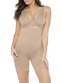 Miraclesuit Flexible Fit High-waist Thigh Slimmer in stucco - women's intimate