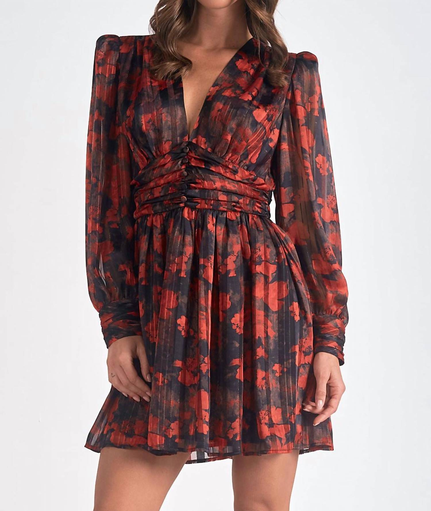 Elan - Floral Mini Dress