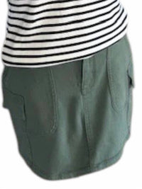 Just Black Denim - Women's Low Rise Micro Cargo Skirt