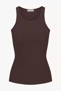 Eterne - High Neck Fitted Tank Top