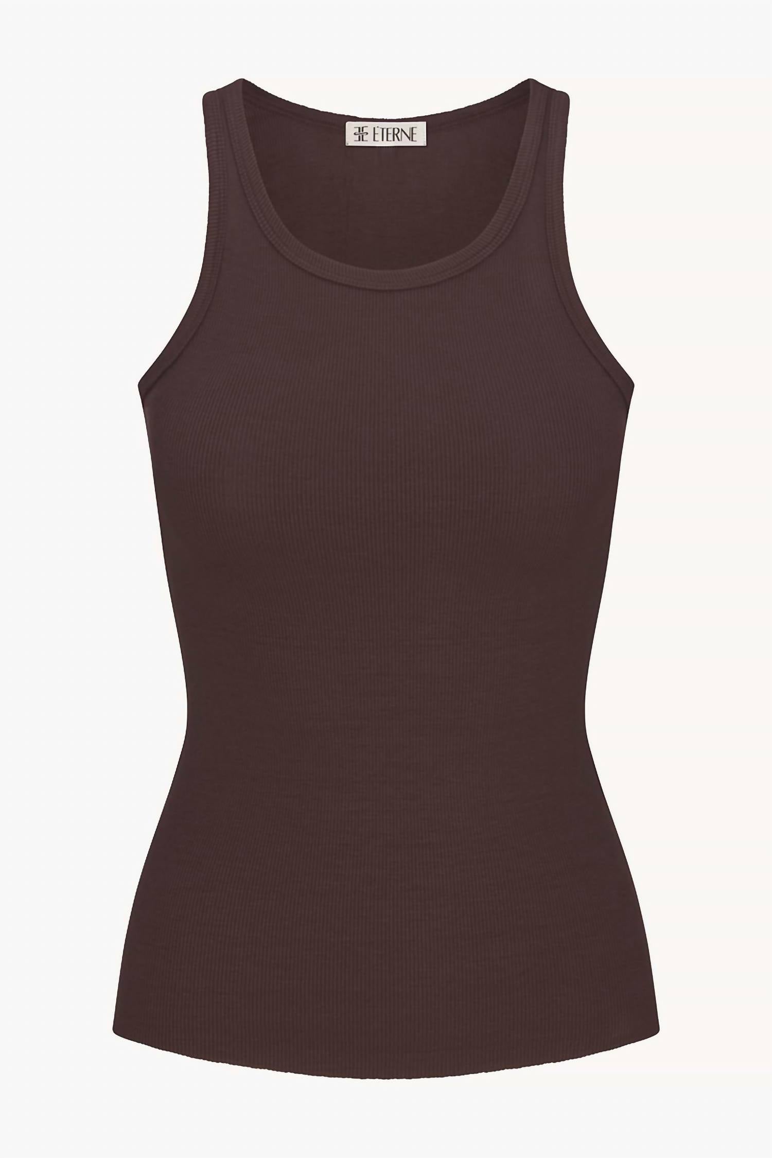 Eterne - High Neck Fitted Tank Top