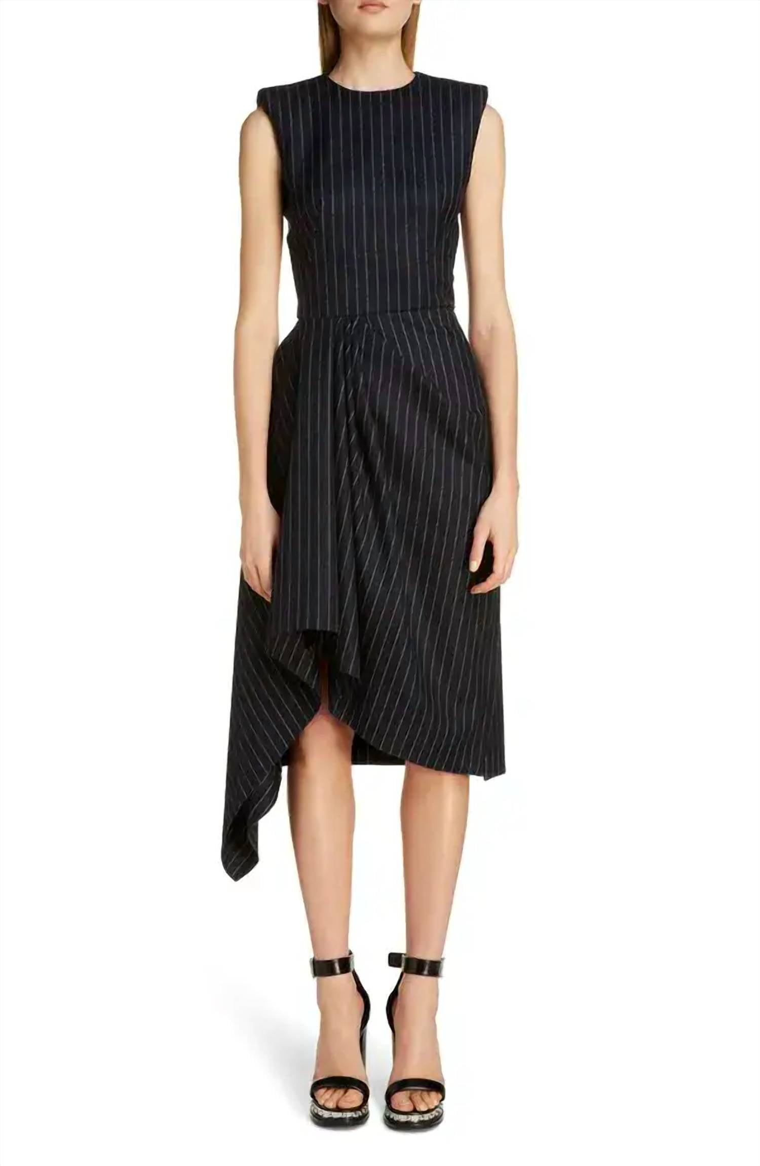 Alexander Mcqueen - Engineered Knit Flare Midi Dress