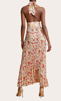 Bytimo - Plissè Halterneck Dress