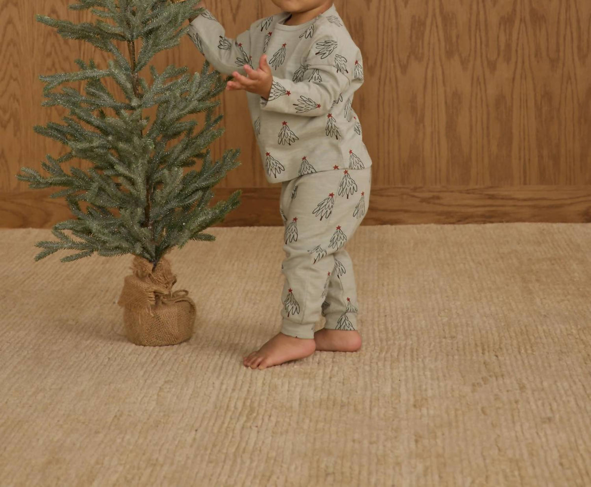 Rylee + Cru - Boys Trees Long Sleeve Tee And Pant Set