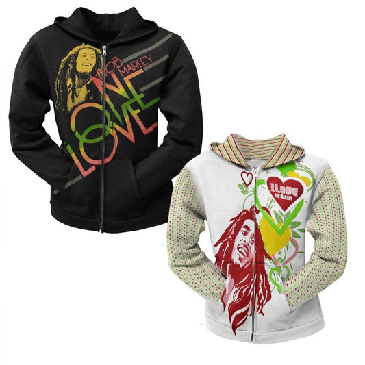 Bob Marley - Teen's Love Two Piece Hoodie Combo Gift Pack Set