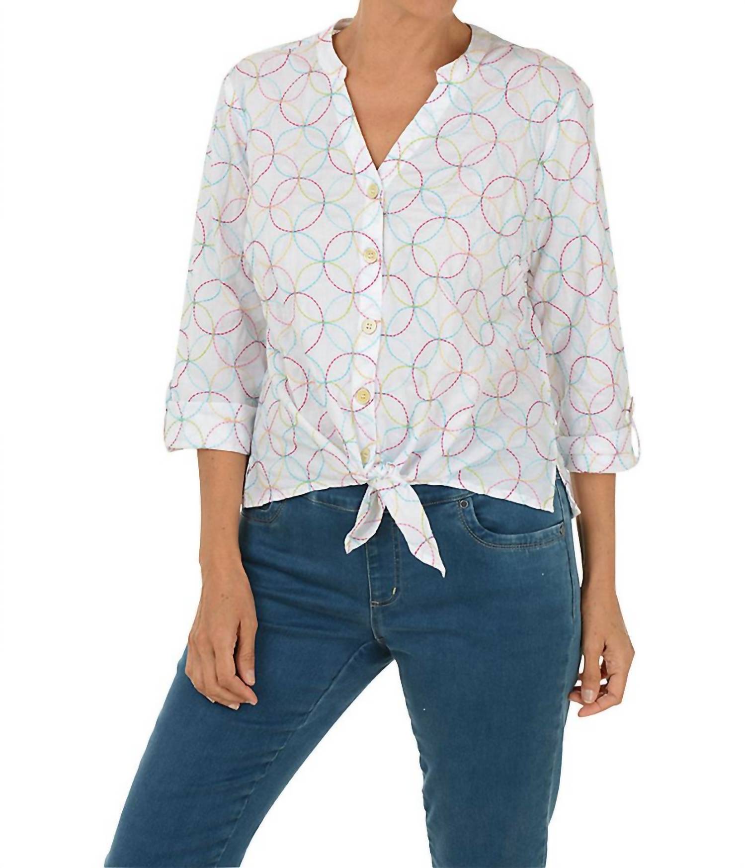 Habitat - Full Circle Tie Front Shirt