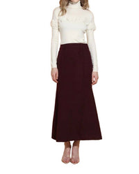 Jessie Liu - Wool Midi Trumpet Skirt