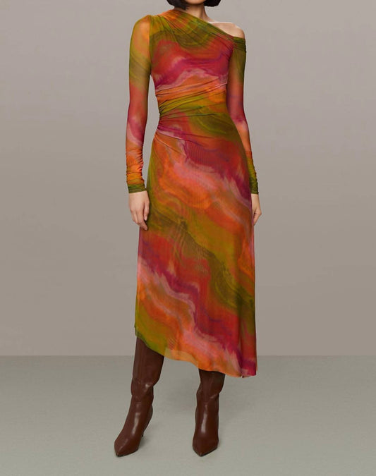 Amur - Drena Mesh Midi Dress