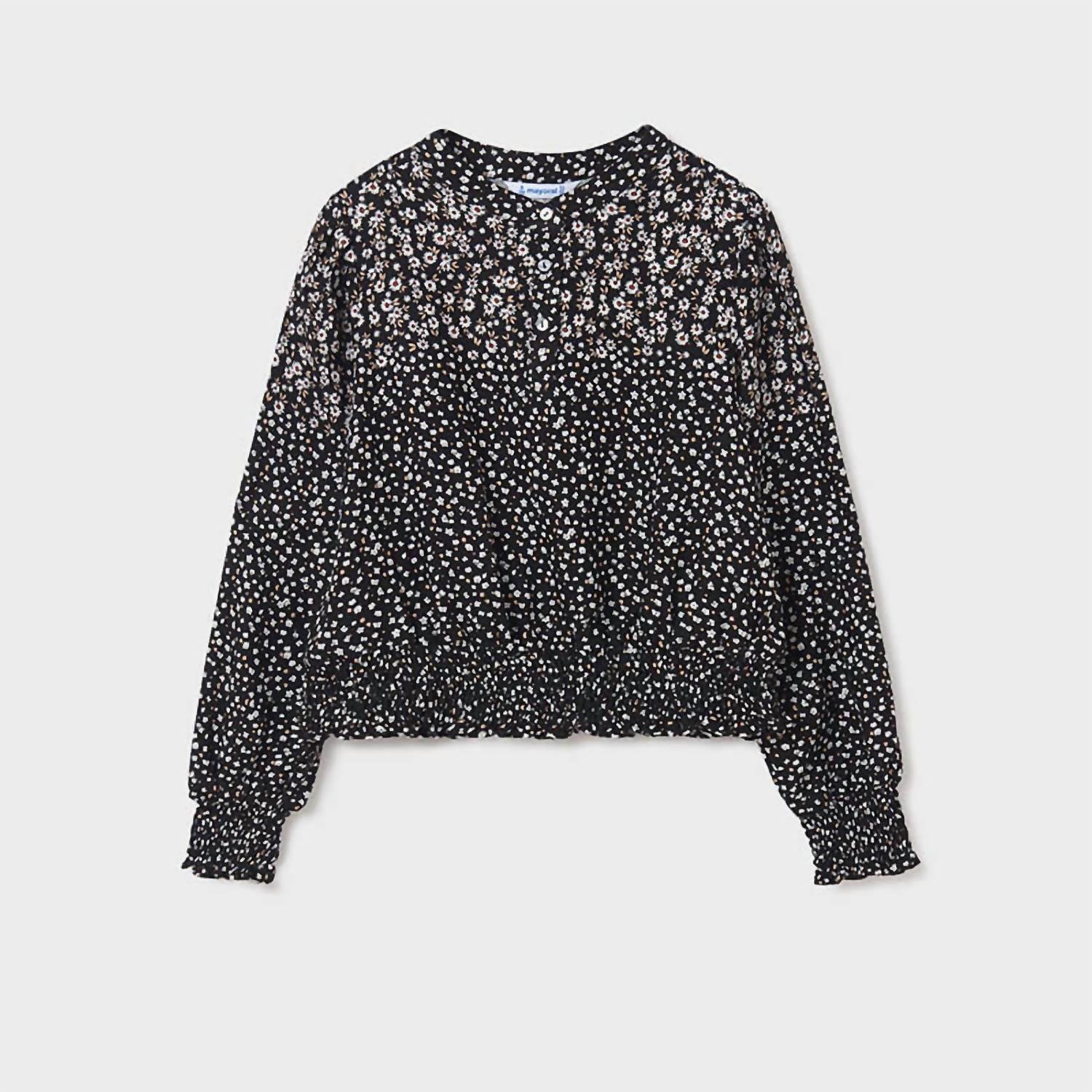 Mayoral - Floral Print Blouse And Skirt Set