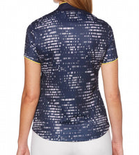 Pga Tour - PGA TOUR Womens Printed Golf Polo