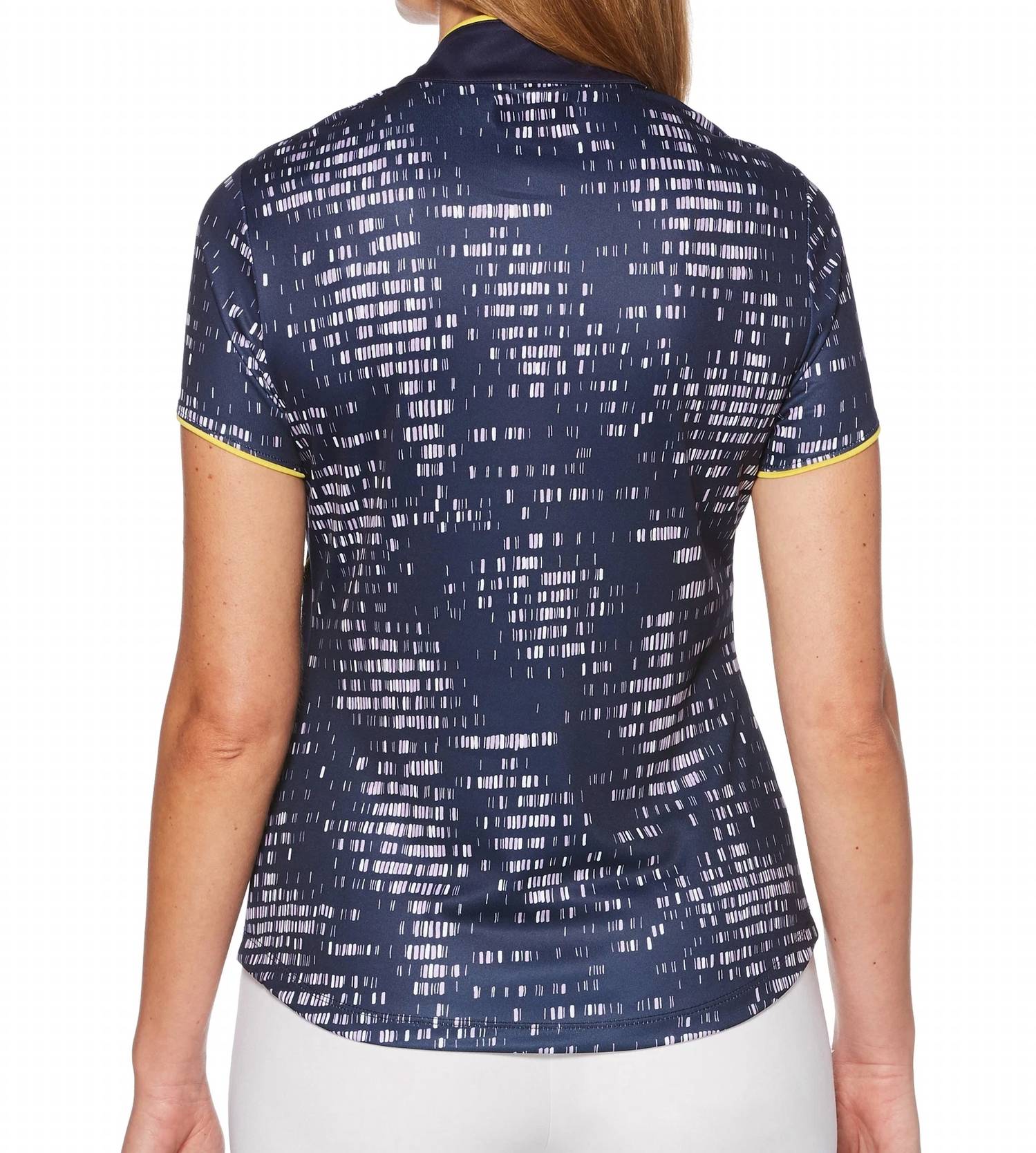Pga Tour - PGA TOUR Womens Printed Golf Polo