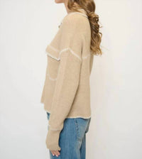 Central Park West - Maisie Topstitch SWeater