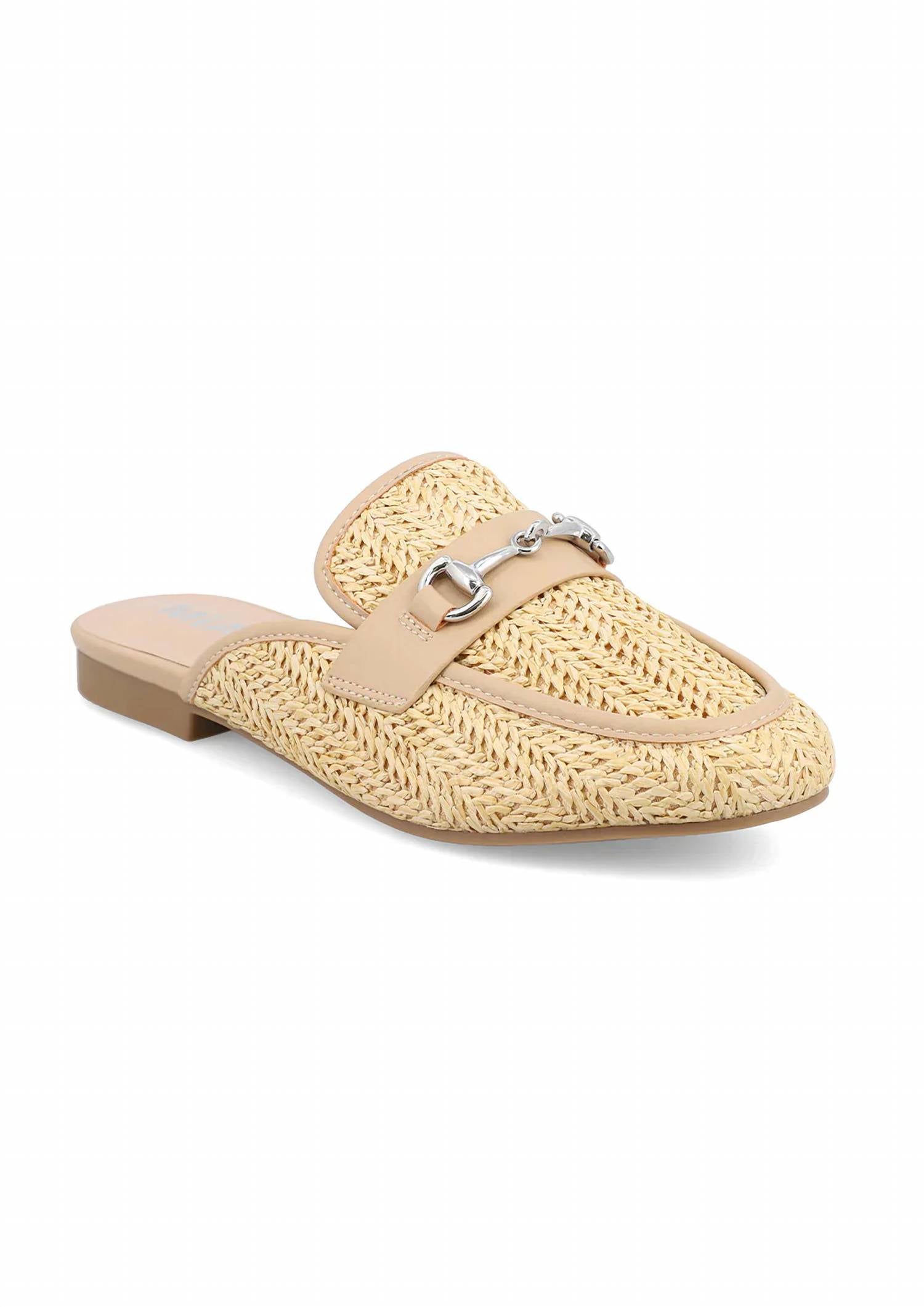 Mia - Women's Desz Slip-on Woven Mules