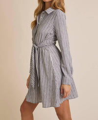 Gilli - Jocelyn Striped Shirt Dress