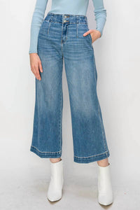 Artemis Vintage - Dani High Rise Wide Leg Jeans