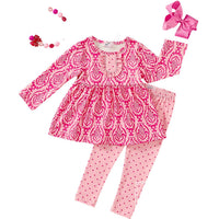Pete + Lucy - Girls Moroccan Pant Set
