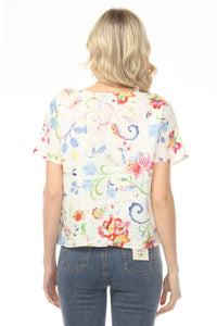 Charlie B - Floral Printed Dolman Sleeve Top