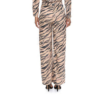 LUCY PARIS Rue Satin Pants in beige multi - women's pants - view 4