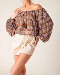 Flying Tomato - Printed Woven Top