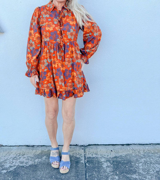 Jodifl - Somewhere Only We Know Floral Printed Dress