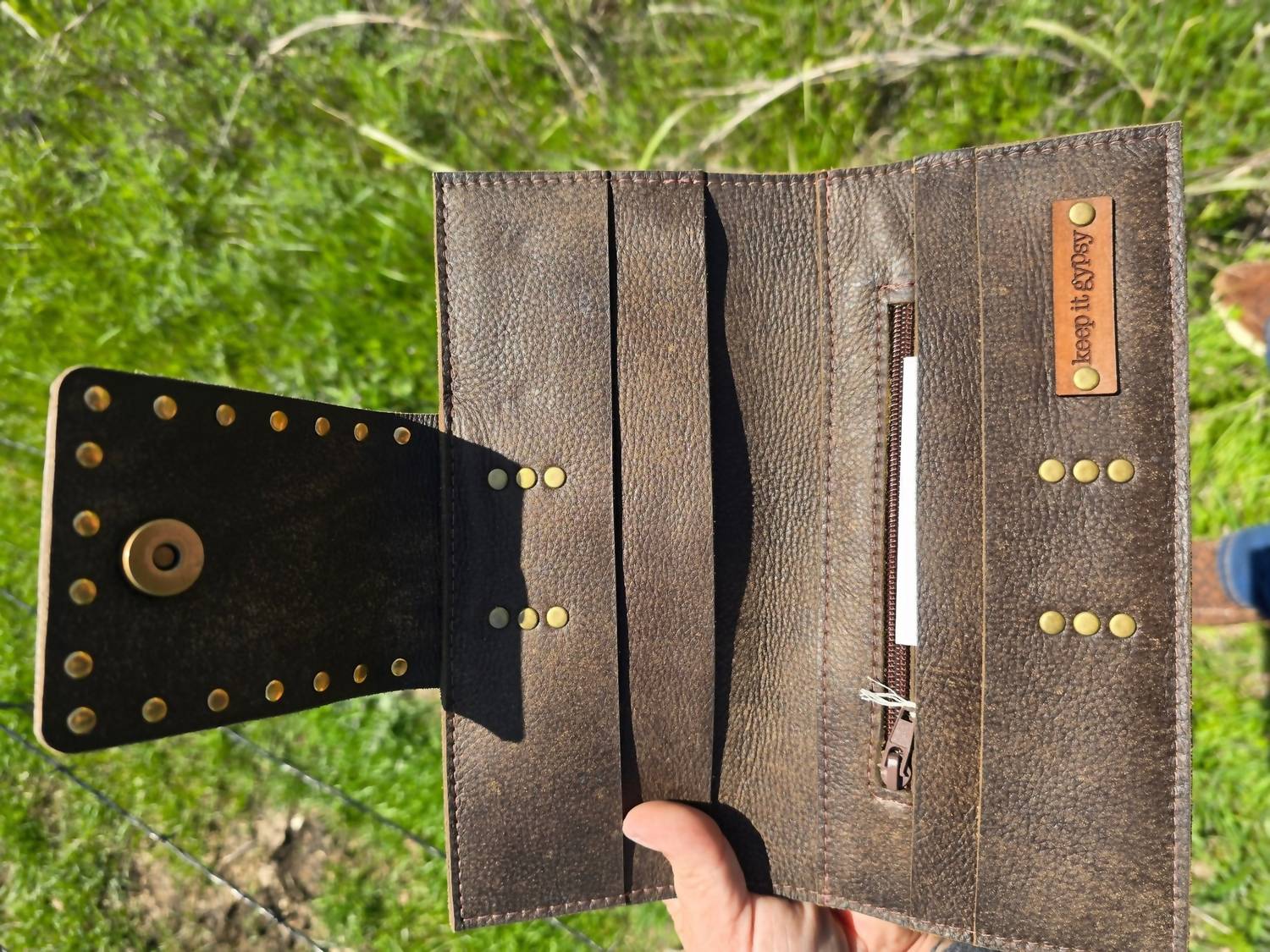Keep It Gypsy - Women's Handmade Leather Wallet