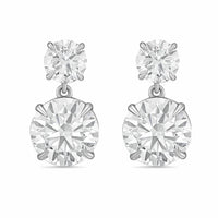 Diana M Jewels - Women's Round Lab-Grown Diamond Stud Earrings (12.00 Ct TCW) - Luxe