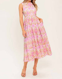 Flying Tomato - Under The Sun Woven Midi Dress