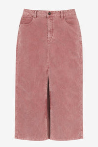 ISABEL MARANT Odalie Skirt in sepia rose - women's skirt - detail view