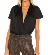 Paige - Dijon V-neck Bodysuit
