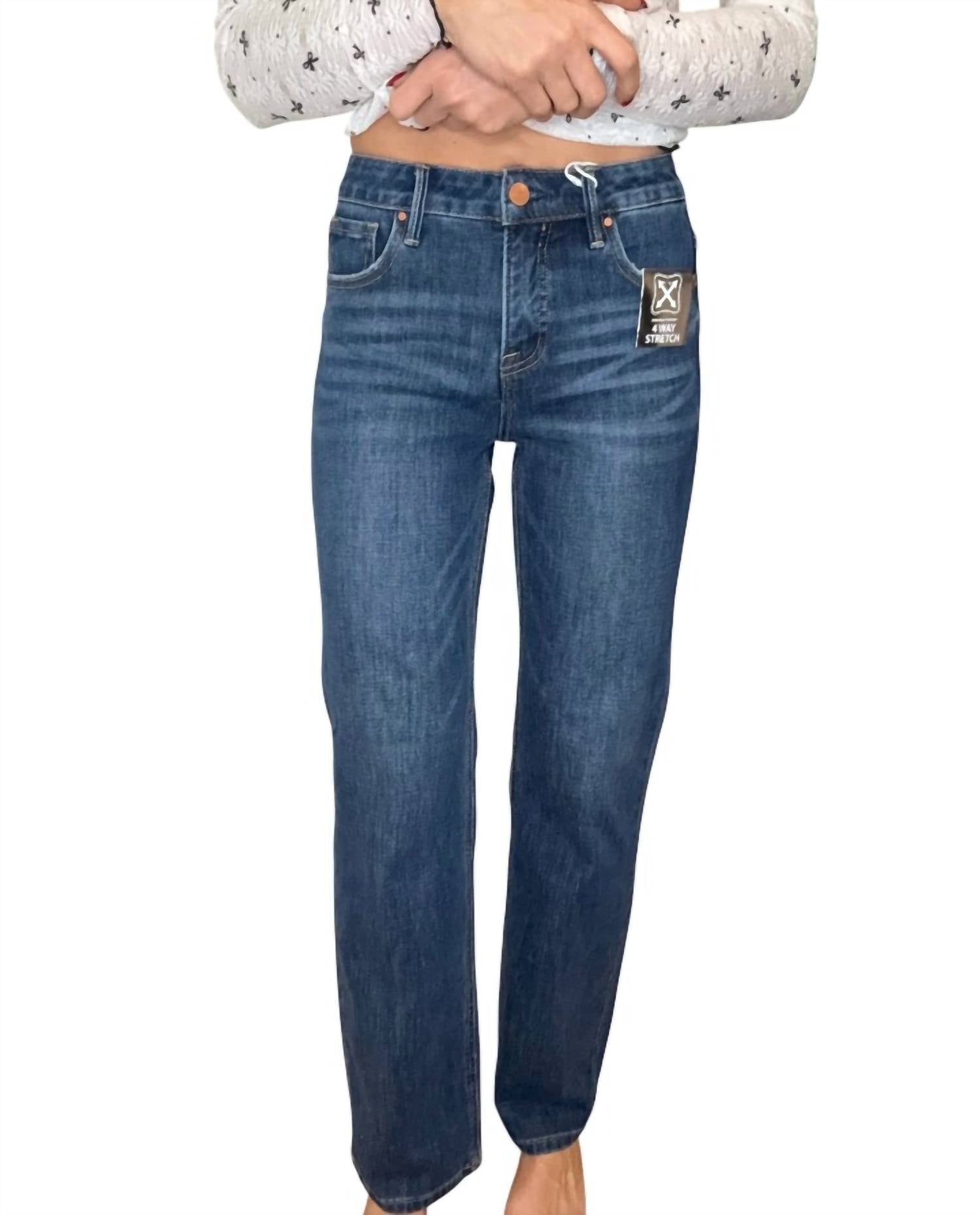 Risen - Ada Straight Leg Denim Jeans