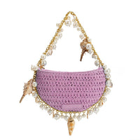 Melie Bianco - Women's Isla Shells Straw Handbag