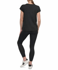 Dkny - V-inset Roll-sleeve T-shirt