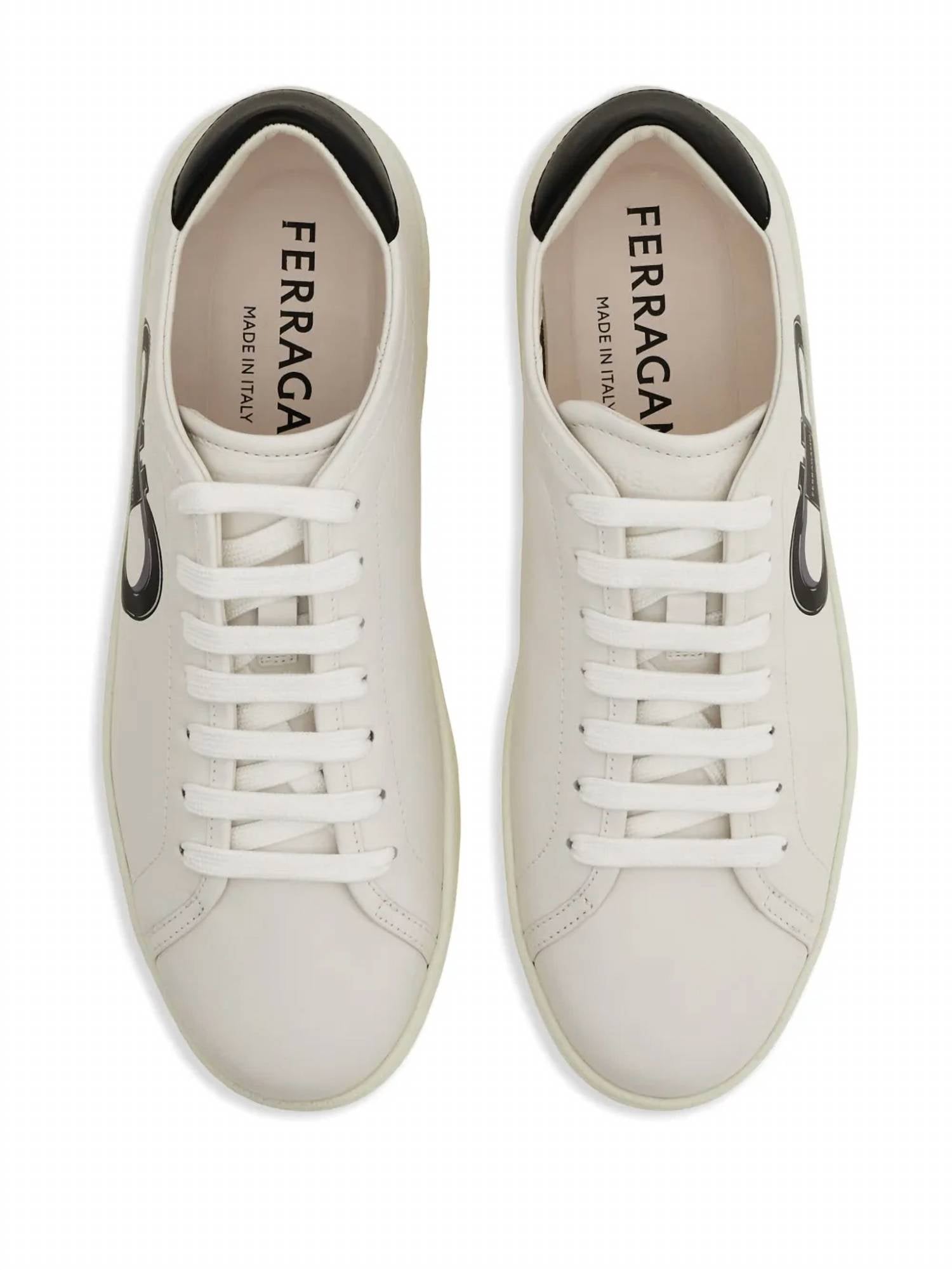 Salvatore Ferragamo - Men's Double Gancini Sneakers