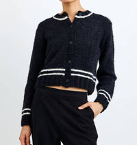 Bella Dahl - Contrast Stripe Cardigan