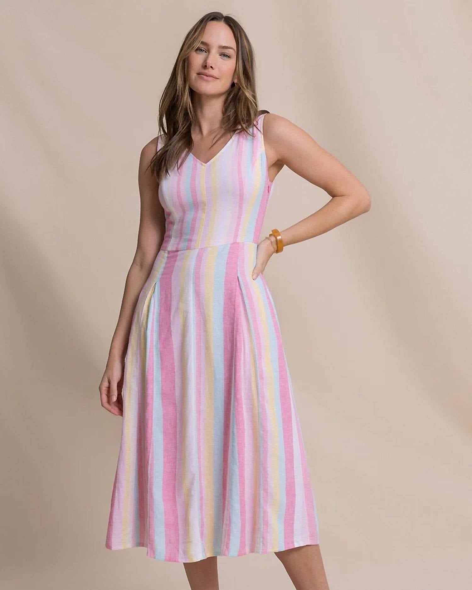 Southern Tide - Charmaine Gored Midi Dress