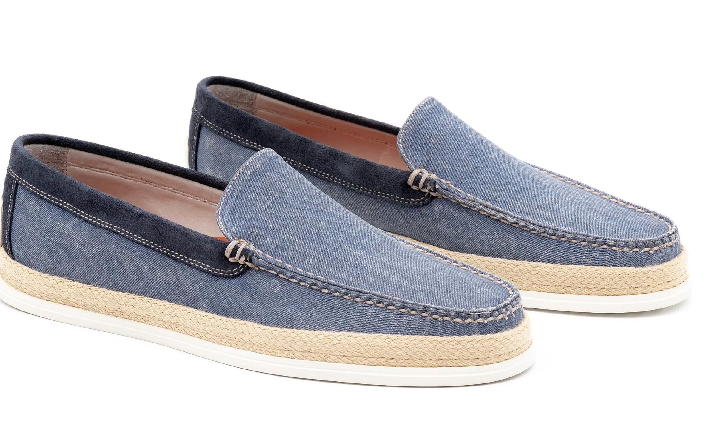 Martin Dingman - Men's Venetian Washed Canvas Loafer