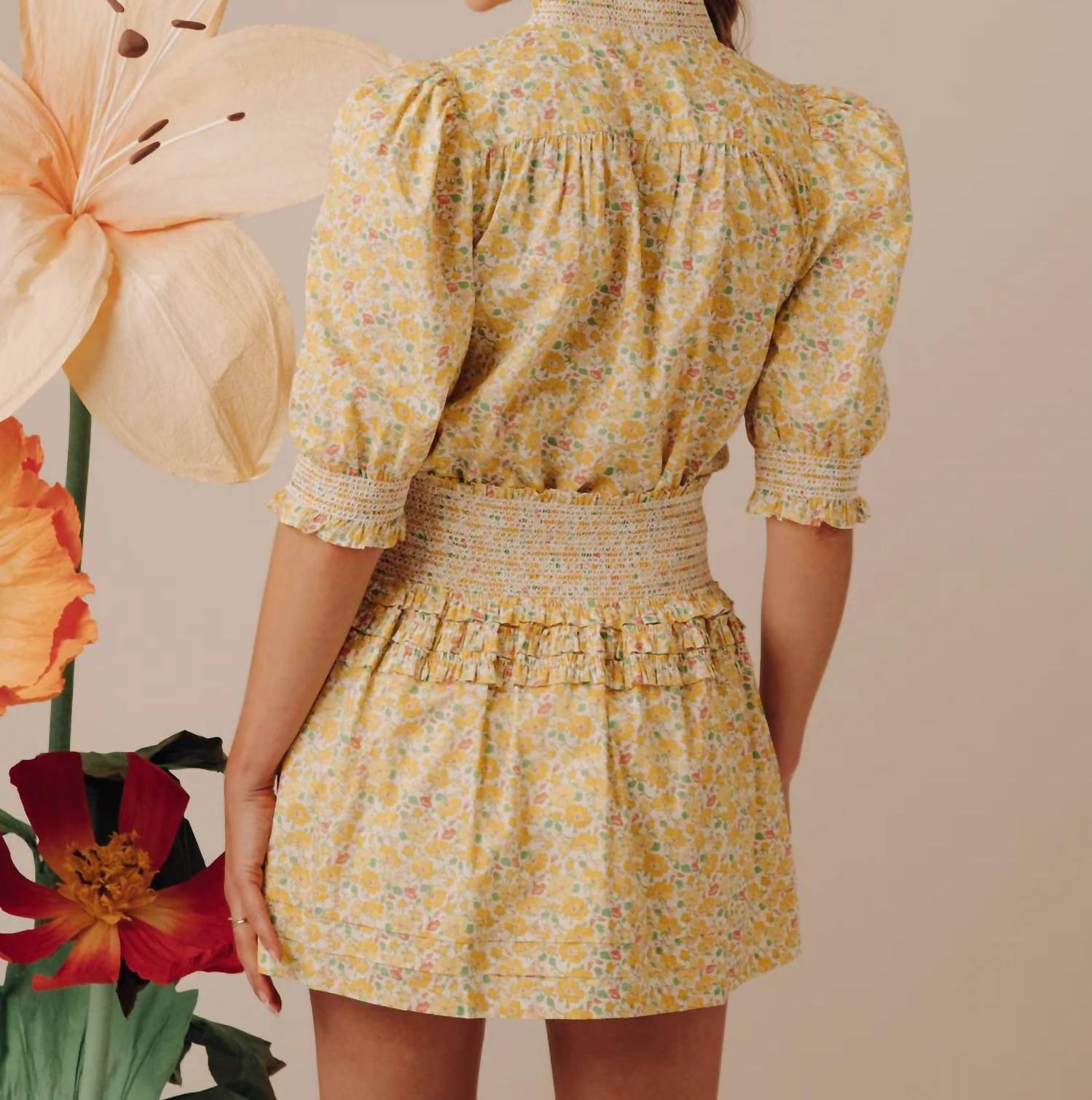Love The Label - Zuri Floral Print Blouse