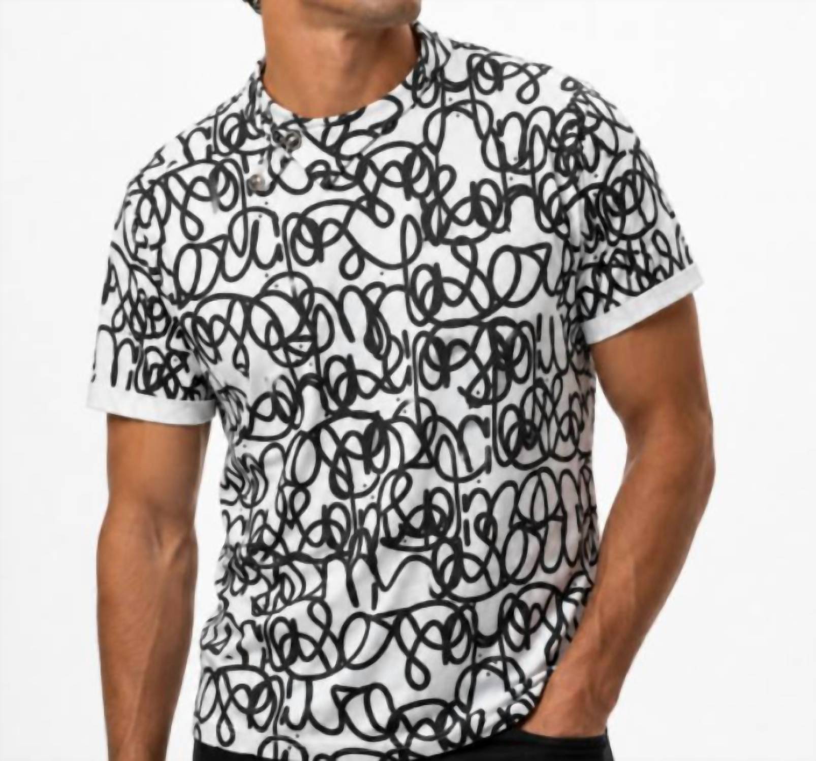 The Athletic Side Of Us - Graffiti Print Shirt & Pant Set – Organic Cotton Street Art Two-piece