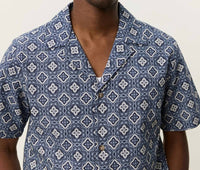 Les Deux - Lukas Arabesque Aop Short Sleeve Shirt