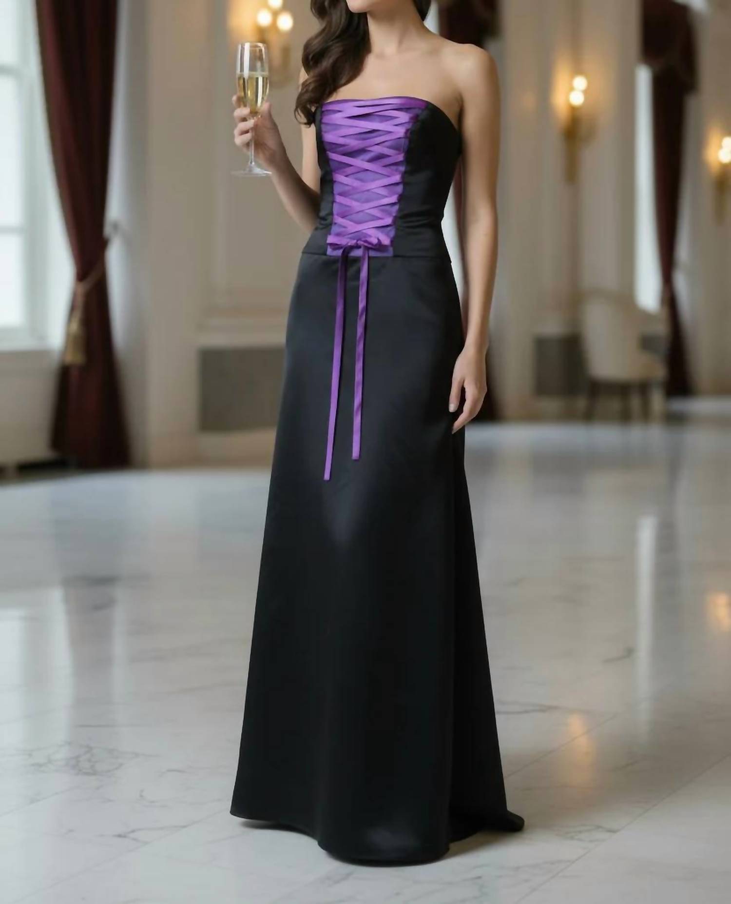 Last Dress - Strapless Evening Maxi Gown