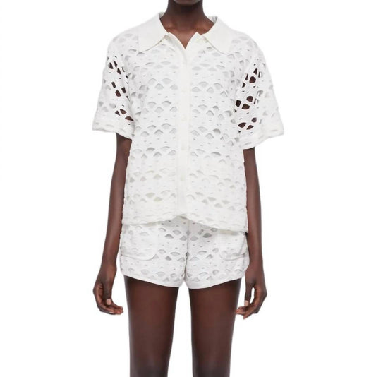 Jonathan Simkhai - BRITTNEY BUTTON DOWN SHIRT