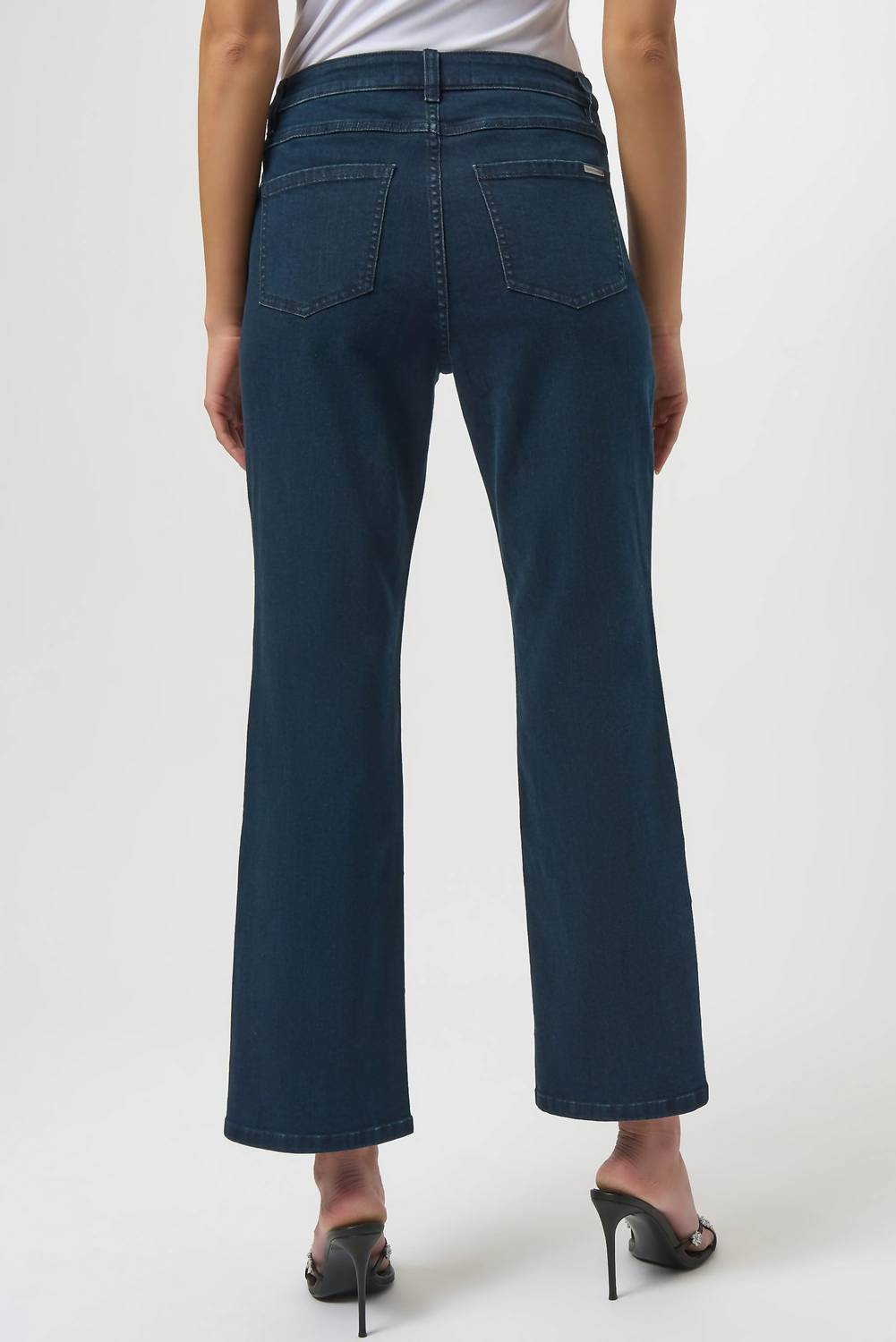 Joseph Ribkoff - Rhinestone Split Straight Jeans