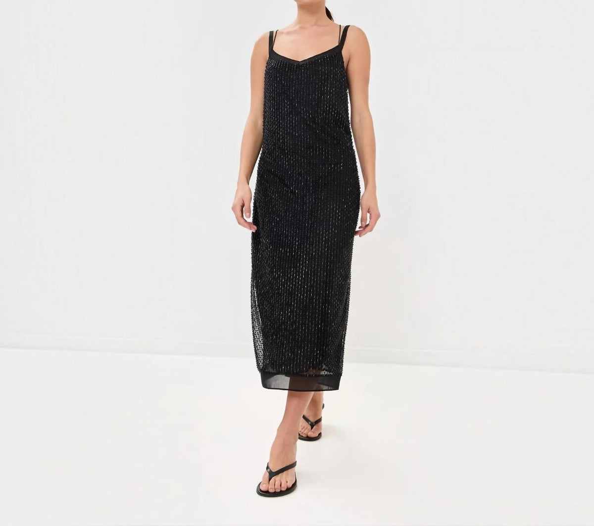 Vince - Beaded Slip Dress