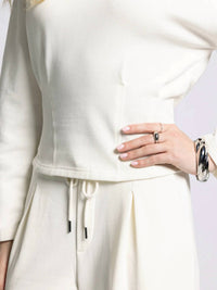 Weekend Los Angeles Carmelle Long Sleeve Top in dove - women's long sleeve top - view 5