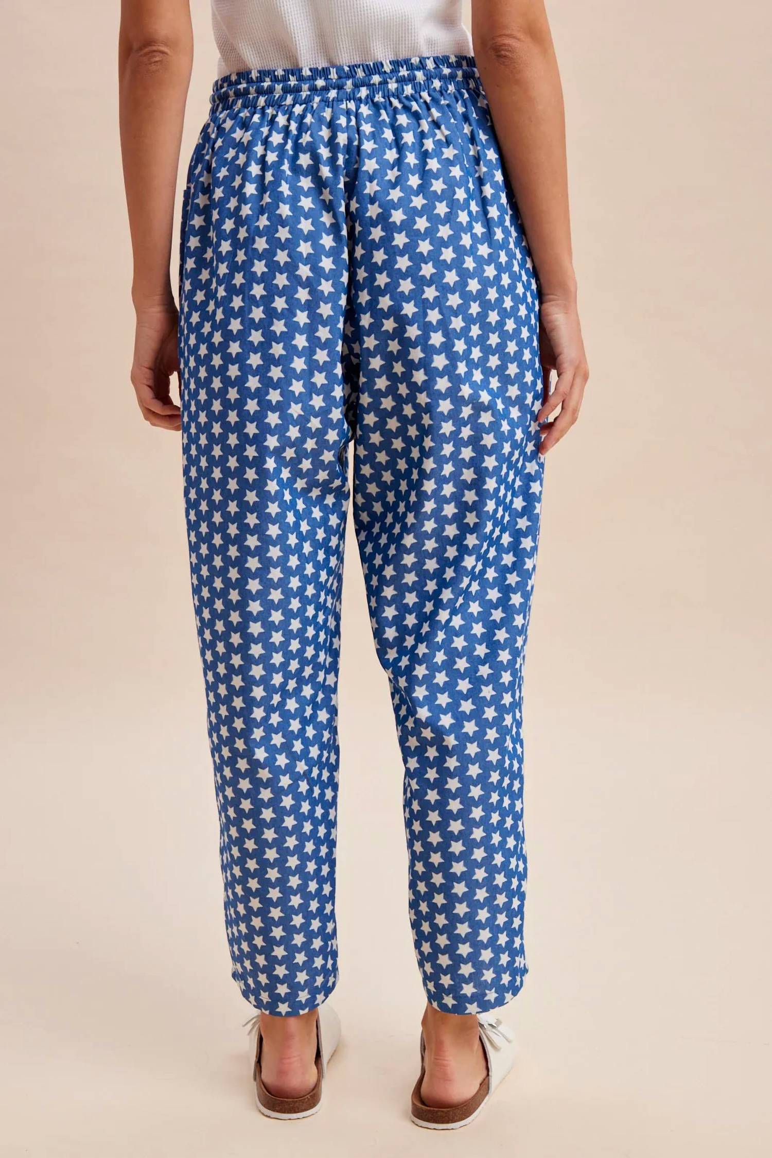 Anniewear - Star Print Pull On Pants