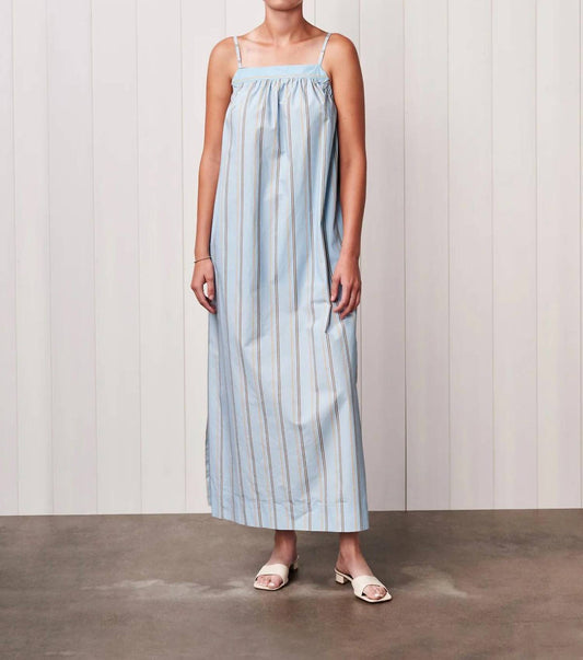 Stateside - Column Stripe Poplin Maxi Dress