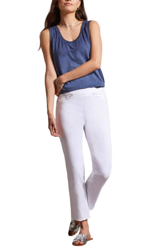 Tribal - Audrey Pull on Straight Crop Jeans