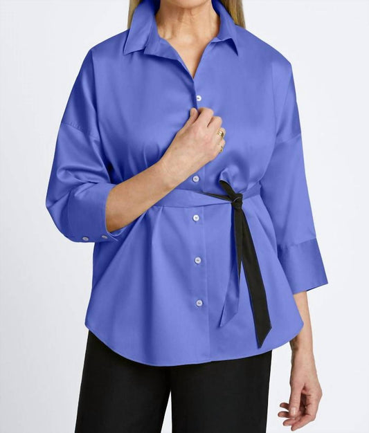 Foxcroft - Avery No Iron Stretch Matte Sateen Long Sleeve Shirt