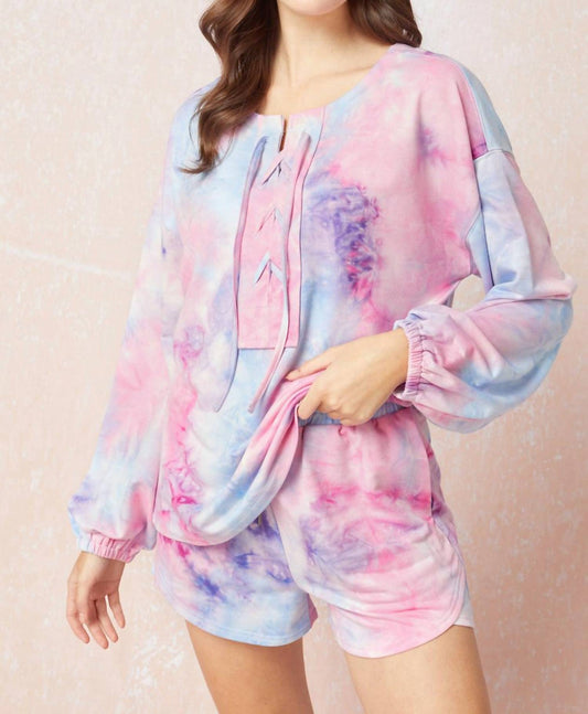 Tie Dye Long Sleeve Top