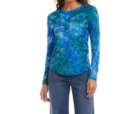 Karen Kane - Leni Tie Dye Burnout Top